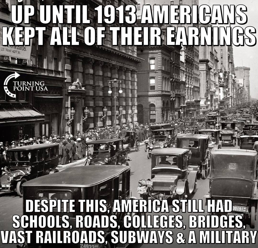 income tax before 1913