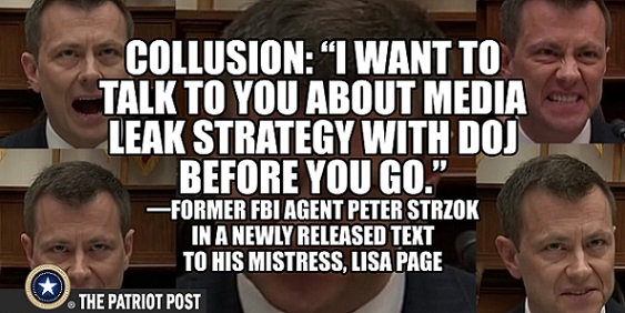 strzok media leak strategy